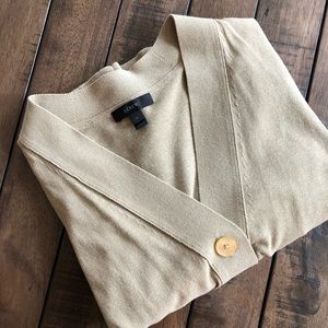 J.Crew Tan Cardigan Sweater